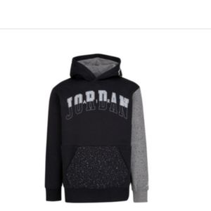 Jordan Boys' JDB Air Speckle Graphic Hoodie, Small, Black